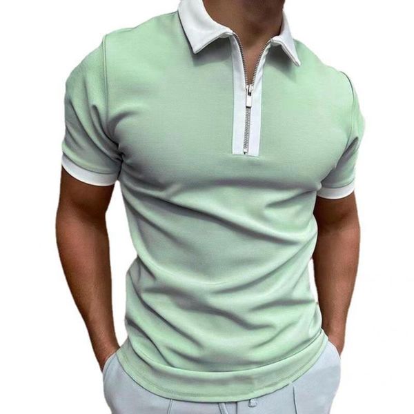 

men's casual shirts fit great turn-down collar summer formal shirt contrast colors for interview, White;black