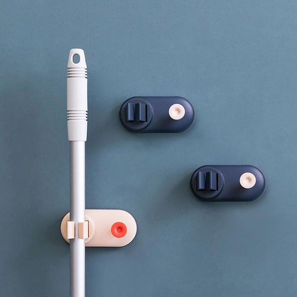 

bathroom storage & organization design mop hook strong adhesive sticky non-mark clips artifact home punching