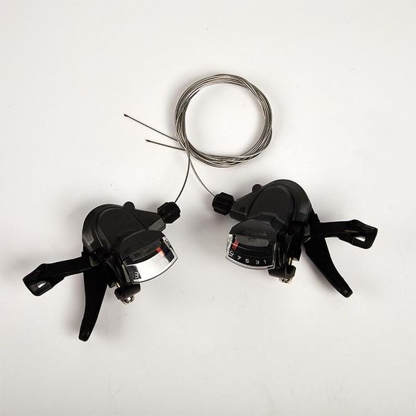 

bike derailleurs 1 pair derailleur conjoined dip shift lever & brake left 3 speed right 7 mountain 27 shifter
