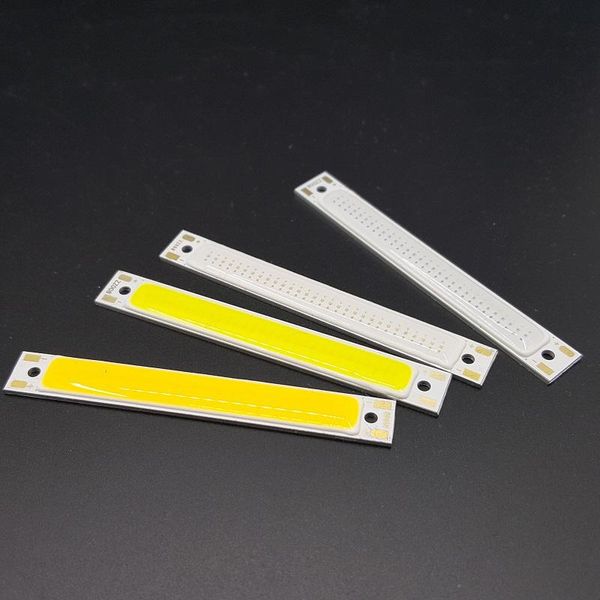 

10pcs 3v 3w l60x8mm red light blue cold white cob led module 70lm strip modules