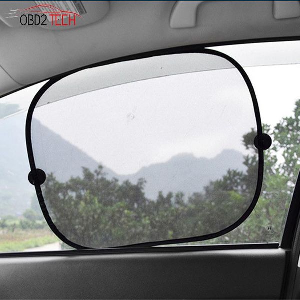 

car sun visor rear side window shade mesh fabric cover shield uv protector black auto sunshade curtain