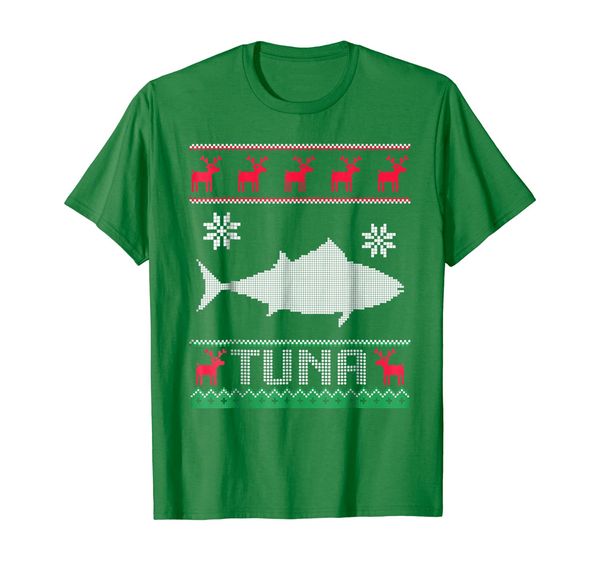 

ugly sweater with red reindeer fish lover xmas shirt tuna, White;black