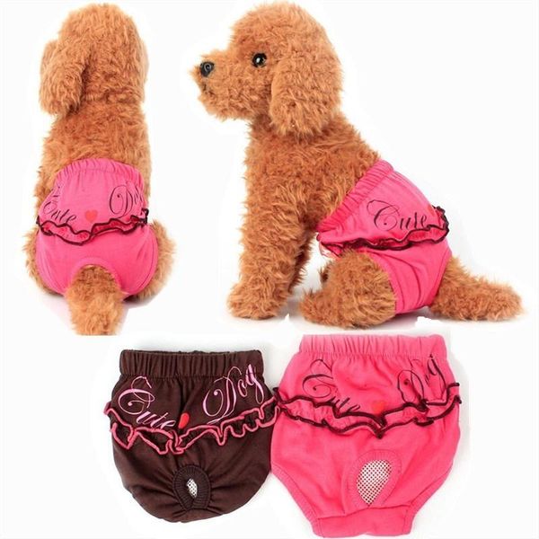 

dog apparel female shorts puppy physiological pants diaper pet washable menstruation sanitary underwear for small medium girl dogs