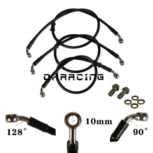 

parts motorcycle 2100mm 2200mm 2300mm braided steel hydraulic brake clutch radiator oil cooler hose line pipe tube
