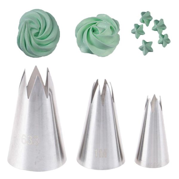 

sleeve pastry stainless nozzles cream cake decorating tools kichen cooking and bakery accessories baking &