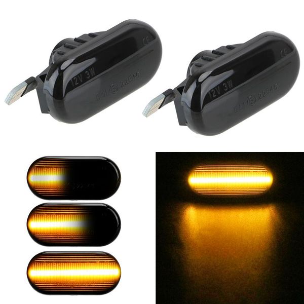 

emergency lights 2pcs led car dynamic side marker turn signal light lampblinker for qashqai navara micra 350z note pathfinder