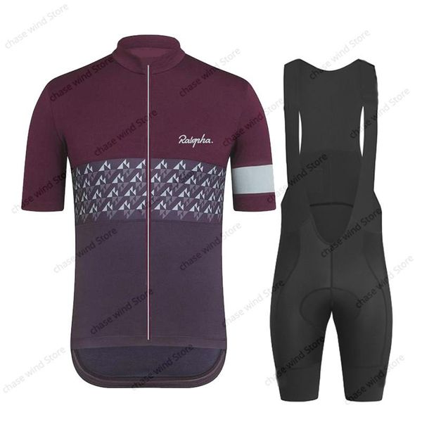 

racing sets 2021 mtb set men bib shorts suit pro bicycle team uniform clothes summer mountain bike jersey raphaful, Black;blue