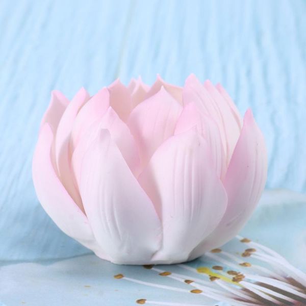 

fragrance lamps 1pc lotus flower shape incense holder burner aroma therapy supplies ceramic ornament (style 2)