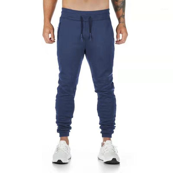 

selling sportswear fitness pants men's gym leggings outdoor cotton sports jogging, Black