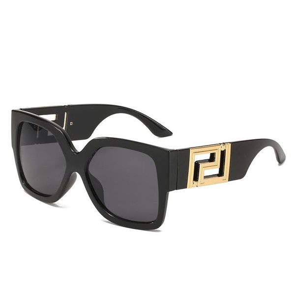 

sunglasses unique oversized square women men big frame rectangle wide leg sun glasses fashion gold outdoor shades uv400 2021, White;black
