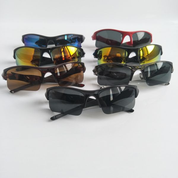 

summer brand men's bicycle cycling sunglasses sports sun glasses driving goggles eyeglasses 9 colors, White;black