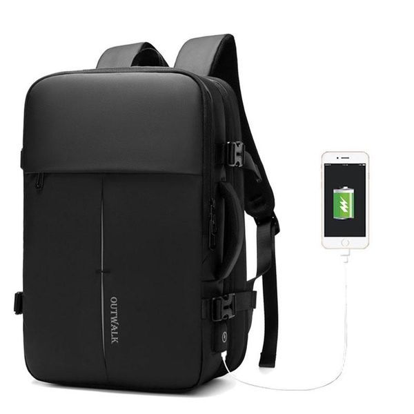 

backpack multifunction lap15.6 inch men backpacks waterproof usb recharging multi-layer space mochila male travel bag pack