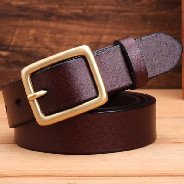 

belts 2021 fashion belt for women luxury 100% real full grain genuine leather camel cowgirl 28mn red men thin 2.8cm, Black;brown