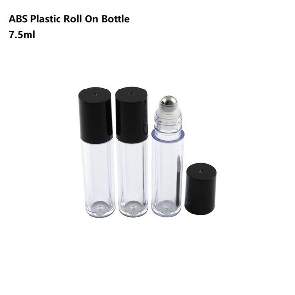 

storage bottles & jars 10/30/50pcs 7.5ml empty plastic roll on eye essence containers cosmetic perfume refillable roller bottle metal bead b