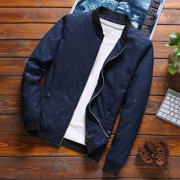 

men's jackets men baseball jacket coats slim pilot stand collar and casual coat mens outerwear, Black;brown