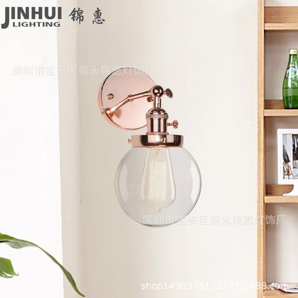 

vintage nordice nordic decoration home wood bedroom light aisle bedside wall lamp