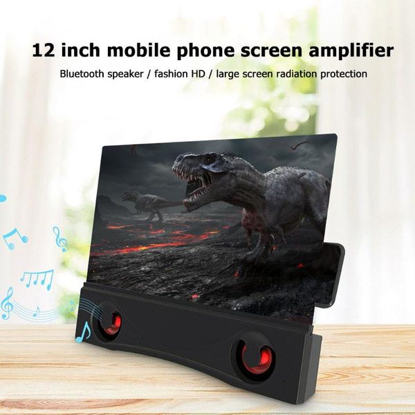 

inch mobile phone screen enlarged smartphone movie magnifier magnifying stand bracket with audio cell mounts & ho holders
