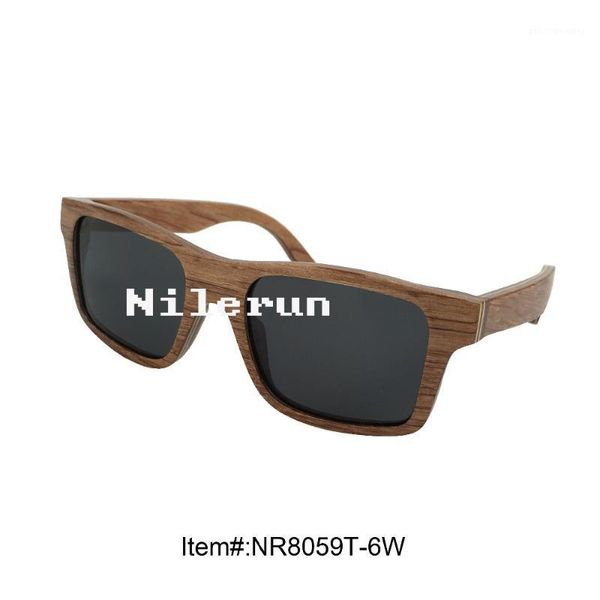 

sunglasses classic wooden frame, White;black