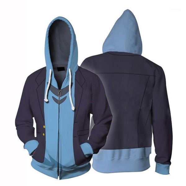 

men's hoodies & sweatshirts anime ssss.dynazenon hoodie halloween cosplay men zipper outfit polyester thin sportswear, Black