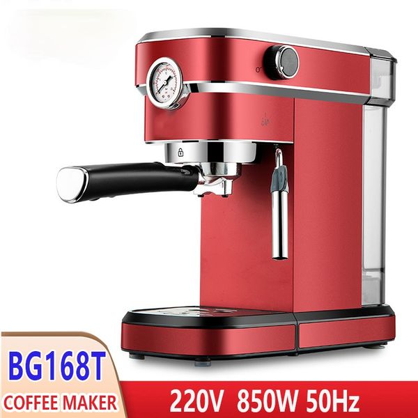 

household 220v 850w semi-automatic coffee machine ltalian bubble cappuccino milk machine american espresso machine for home
