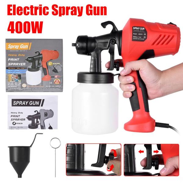 

professional spray guns electric paint gun 400w 220/240v large capacity sprayer for cars painting furniture powerful tool