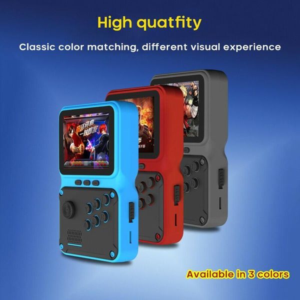 

mini handheld game players built-in 1500+ games retro smart video console with 32g tf card for kids gift portable