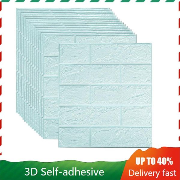 

wallpapers 35x35cm 3d wall stickers self adhesive foam brick room decor diy wallpaper living sticker for kids
