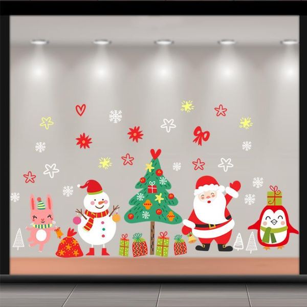 

party masks christmas year 2021 electrostatic stickers, decoration seamless window wallpaper, glass decorations