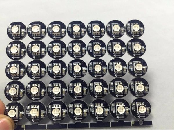 

addressable pixel pcba,1pcs led;size:10mm diameter;0.24w;black pcb led modules