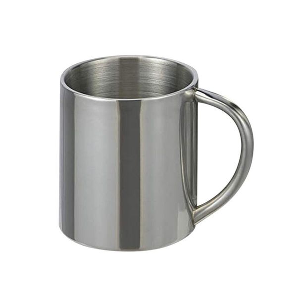 

mugs stainless steel coffee mug heat insulation no lid thermal 220ml capacity milk tea cups office/x