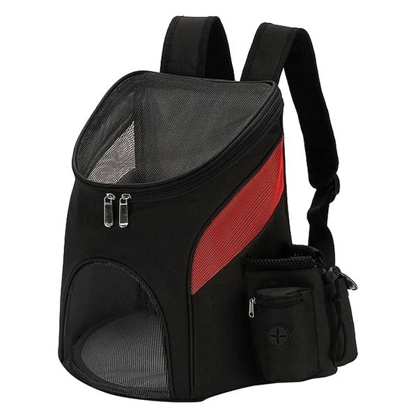 

dog car seat covers breathable puppy carrying bag pet carriers cats double shoulder outdoor travel backpack with safety zippers