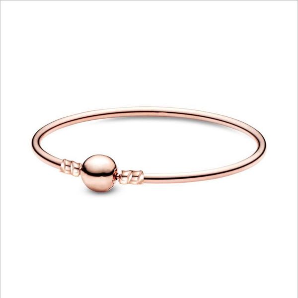 

pan bangle bracelets black base rose gold round heart clasps bangles fit european beads diy bracelet jewelry wholesale