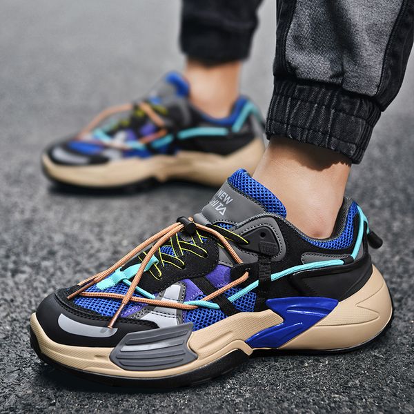 

2021new youth men sneakers popular sports shoes outdoor non-slip light sole protection luxurious design men walking shoes