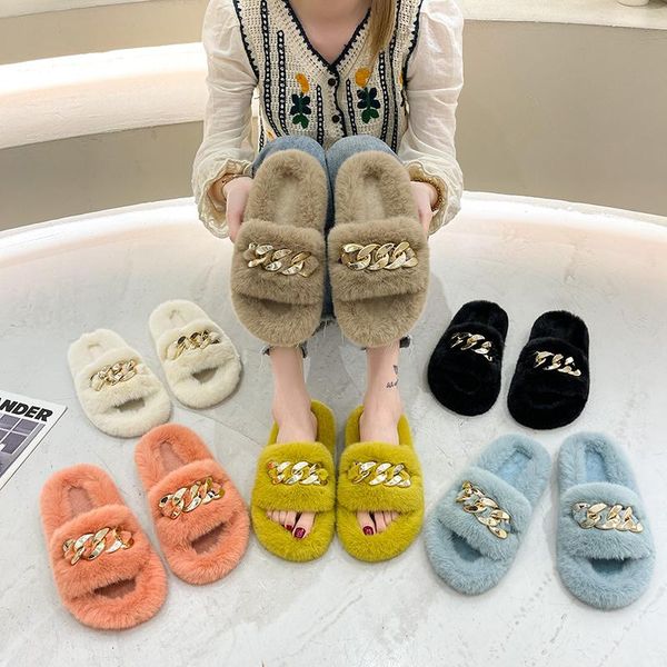 

slippers furry 300 20, Black