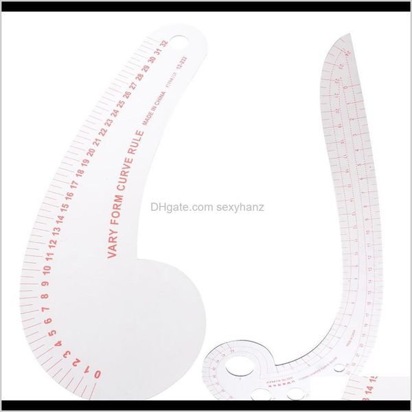 

sewing notions tools apparel drop delivery 2021 2 pieces useful comma french curve metric ruler for tailoring dressmaking craft p8cx9, Black