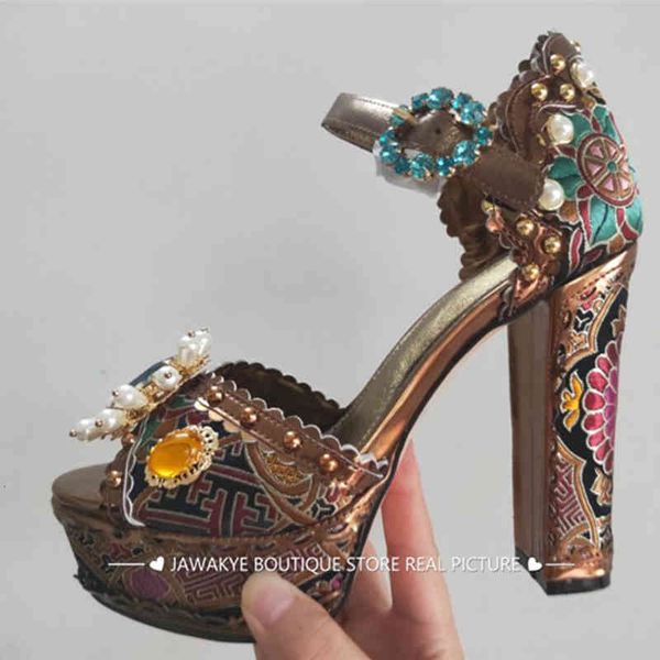 

sandals aqua blue - women's platform sandals with gemstones, metal decorated ultra-high heels, luxury party sandals, official wedding a, Black