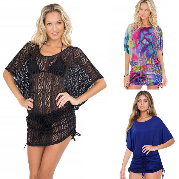 

fashion dress 2021 summer women's temperament pullover round neck, White;black