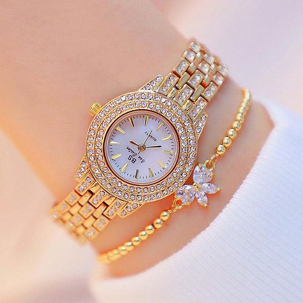 

wristwatches luxury fashion casual diamonds women watches ladies wristwatch girls bracelet watch hour quartz movement, Slivery;brown