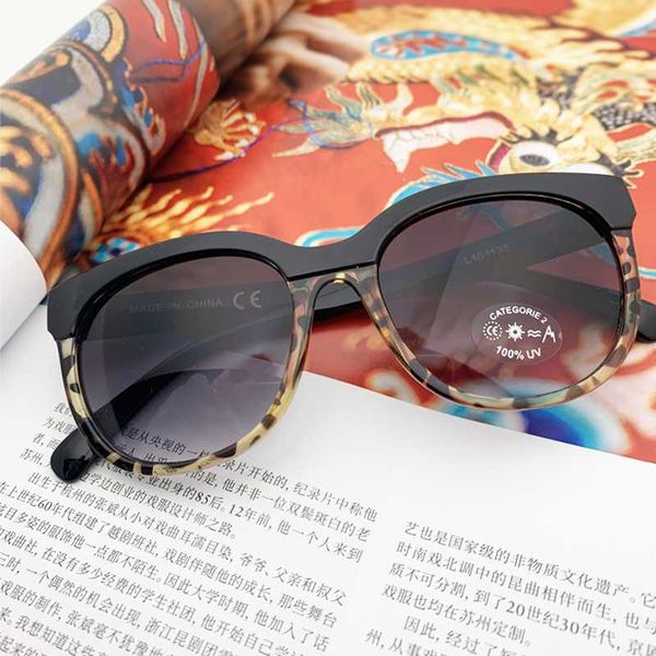 

sunglasses female vintage glasses brand 2021 luxury oversized cat eye decorative male retro uv400 brown black geek, White;black