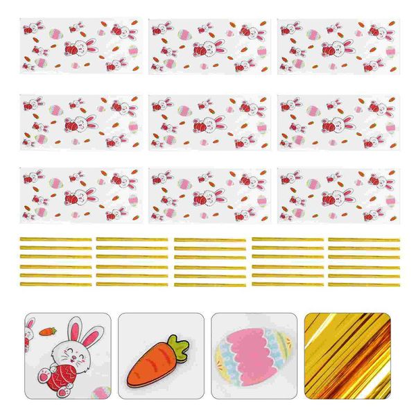 

gift wrap 1 set 300 pcs easter candy packing bags egg wrapping