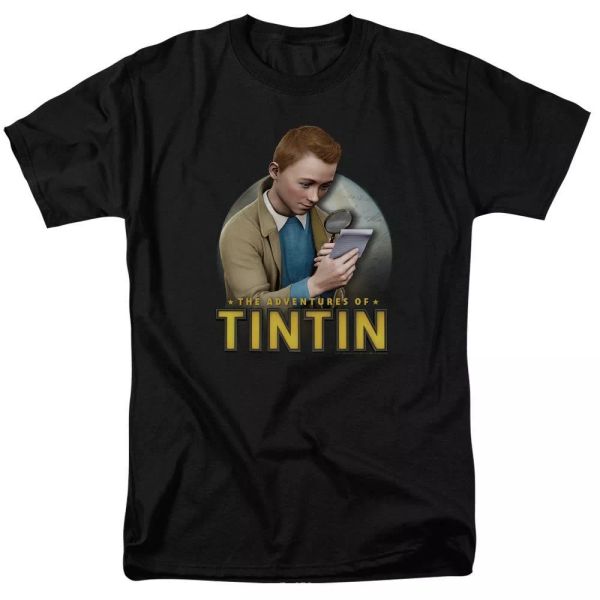 

Tintin Looking For Answers T-Shirt Sizes S-3X NEW, White;black