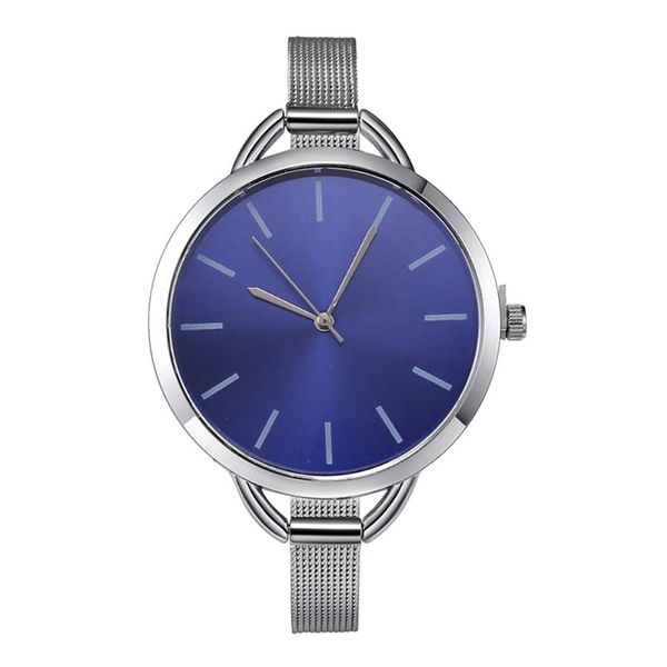 

wristwatches chic and casual female clock for women bangle watch luxury european style stainless steel elegant wrist, Slivery;brown