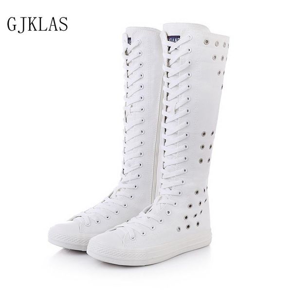 

hidden heel 3cm calf boots for women shoes 43 white black flats casual cowboy femme fashion punk sneakers
