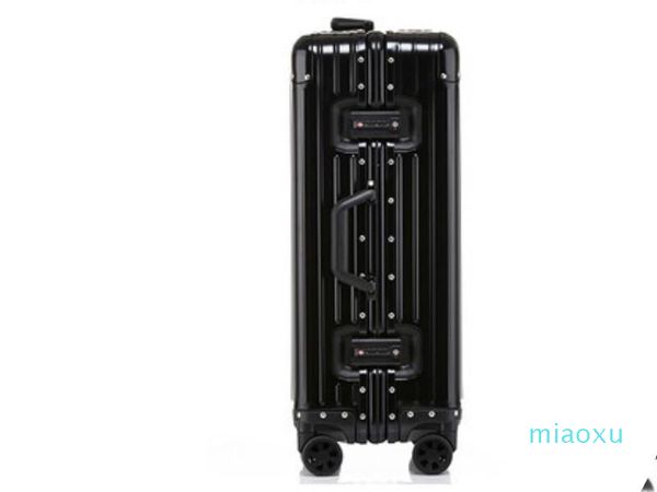 

suitcases luxury classic design 20/24/26/28 inch luggage 100% aluminum-magnesium spinner brand travel suitcase