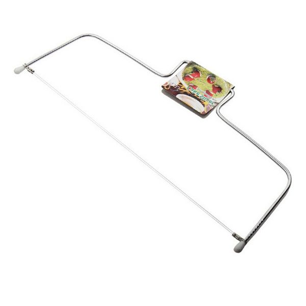 

1pc fashionable practical cake cutter smart small stainless steel wire adjustable slicer leveler baking & pastry tools