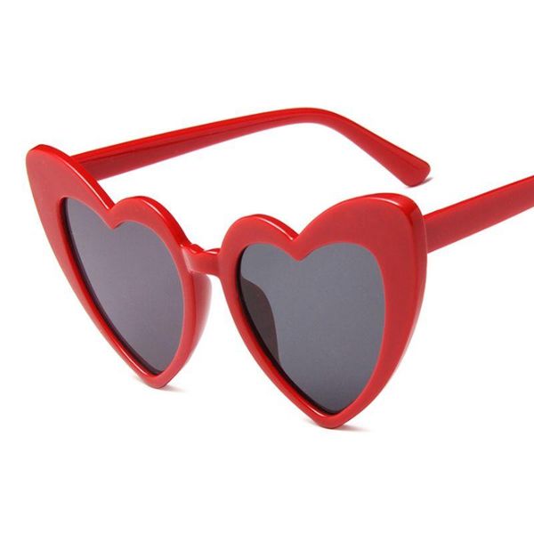 

sunglasses pink love heart shaped retro uv400 women fashion 2021 glasses vintage female cute eyewear girls shades, White;black