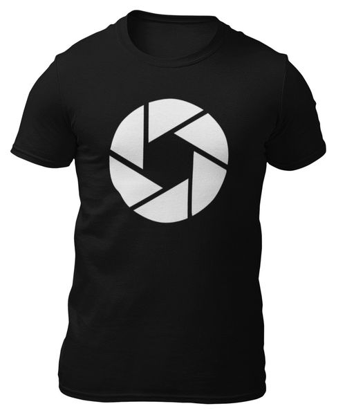 

t-shirt-shutter camara reflex-t-shirt -, White;black