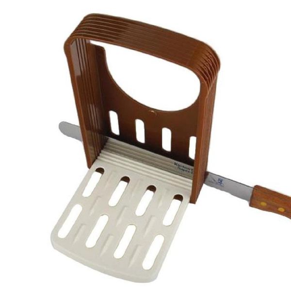 

practical bread slicers adjustable bagel cutter toast slicer loaf slicing tool folding maker appliance 16cm*14.5cm 2021 baking & pastry tool