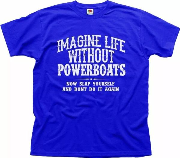 

cigarette racing team - speed boats, powerboats blue t-shirt 01449, White;black