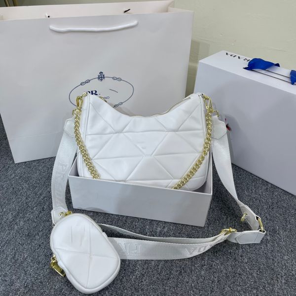 

fashion luxury designers bags messengers 2021 p women genuine leather shoulder bag diamond crossbody messenger bale two-piece suit